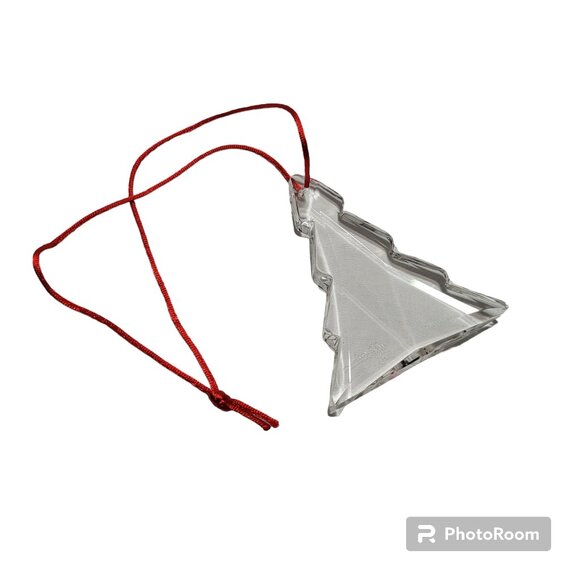 Oleg Cassini Signed Crystal Tree Ornament Exclusive Empire City Casino Yonkers - Picture 10 of 10